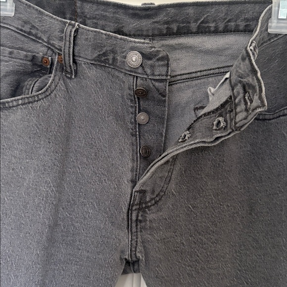 Men’s Levi’s 501 Jeans Size 30x30 Gray - Picture 5 of 8